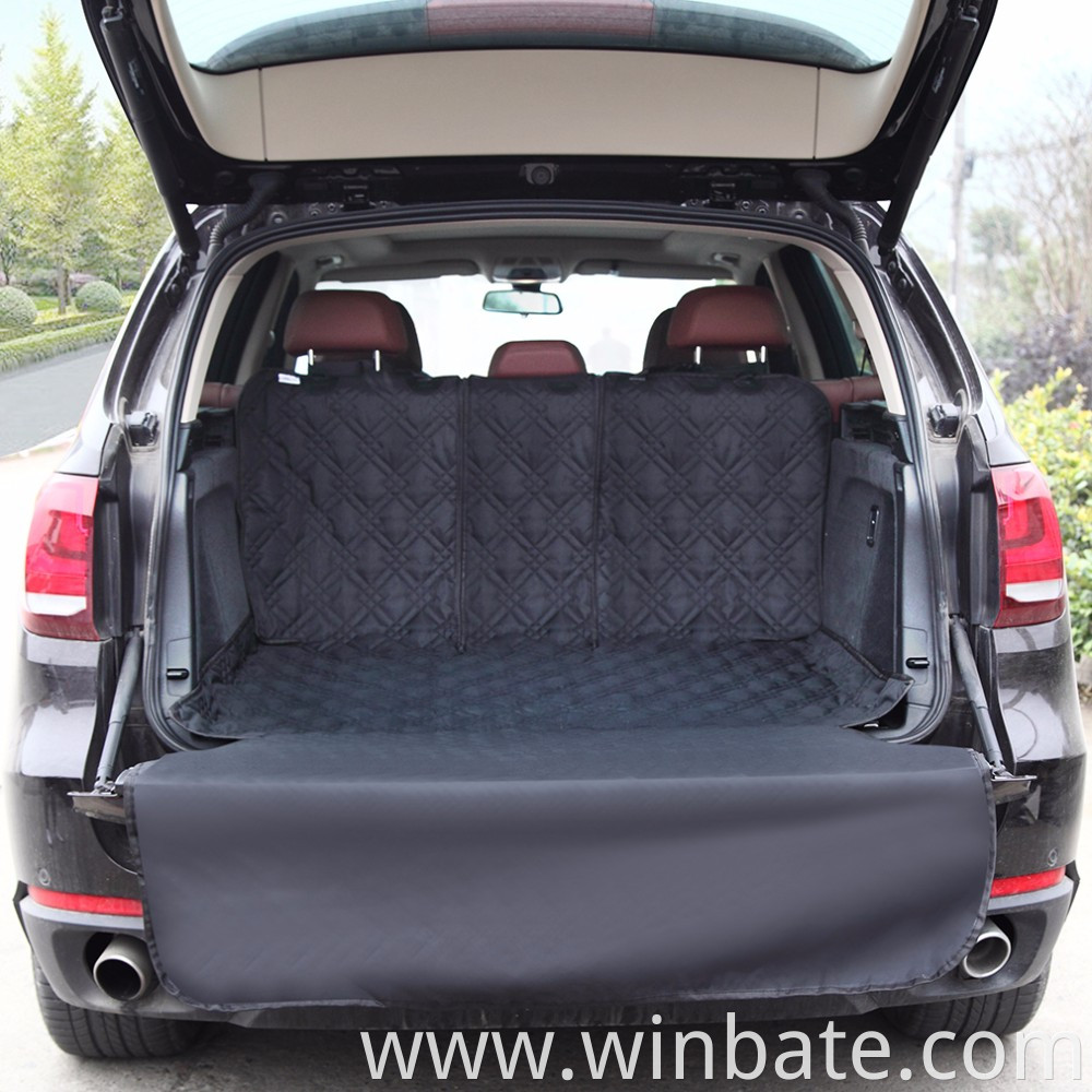 Car Boot Liner Cover With Bumper for Dog